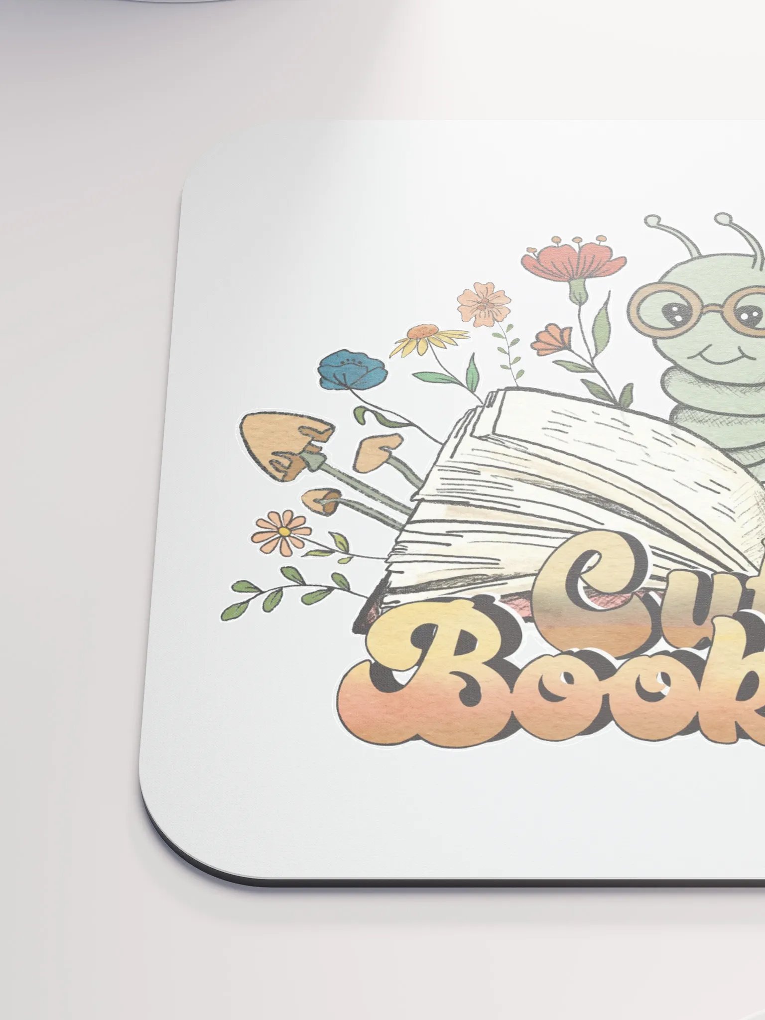Cutest Bookworm Mouse Pad product image (6)
