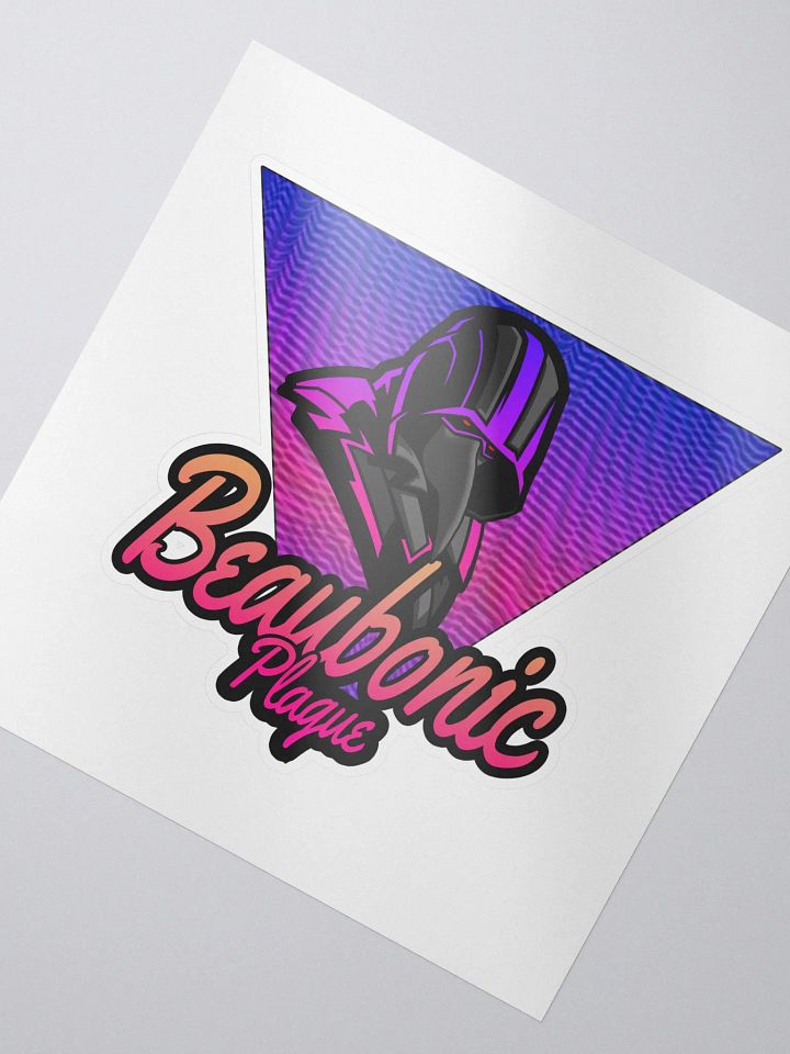 Plague Doctor Sticker Magenta and Orange product image (2)