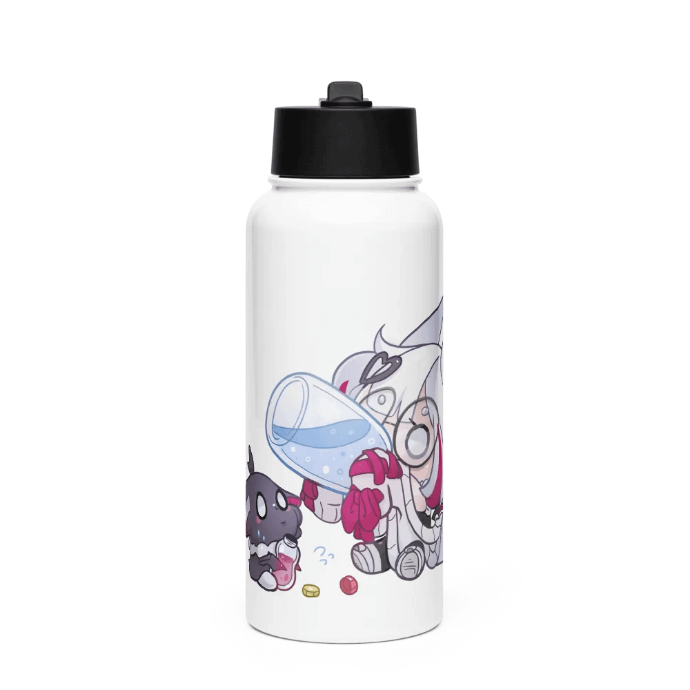 Whimsical Stainless Steel Water Bottle - Asu and Maki product image (1)