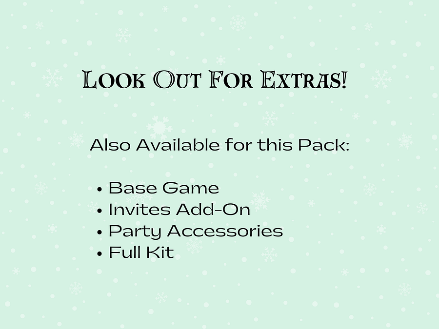 A Merry Murder Mystery - A Christmas Holiday Themed Murder Mystery - Extracurriculars Add-On product image (3)