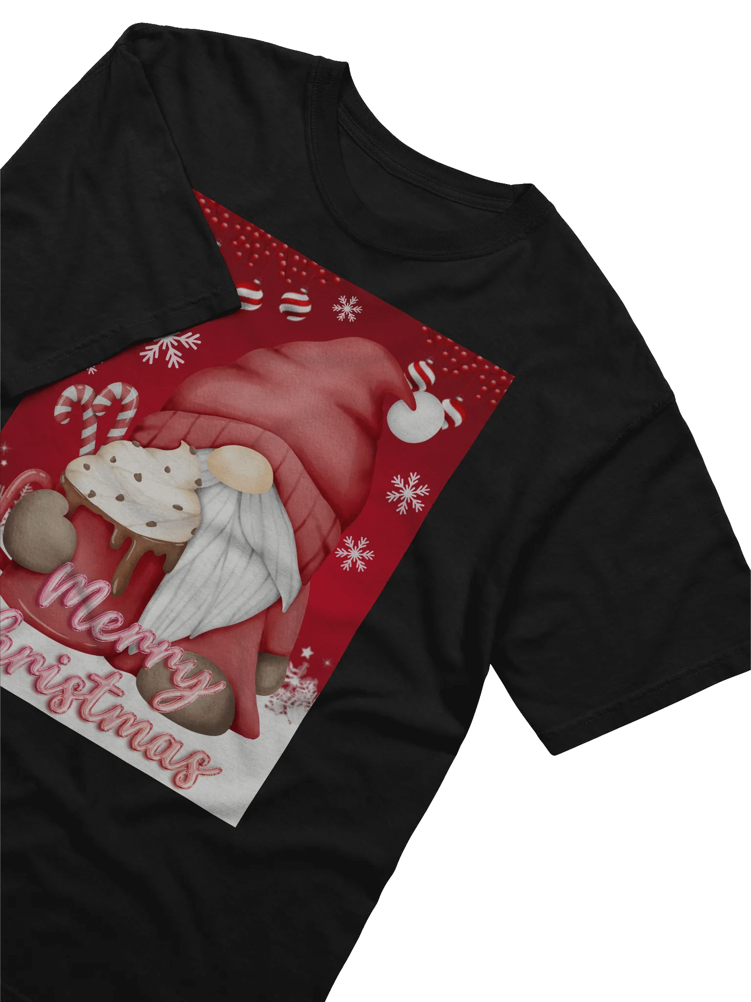 Merry Gnome Christmas Tee product image (11)