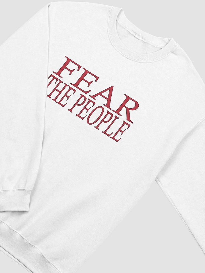 Fear The People - 01 - Red - Gildan Classic Crewneck Sweatshirt product image (1)