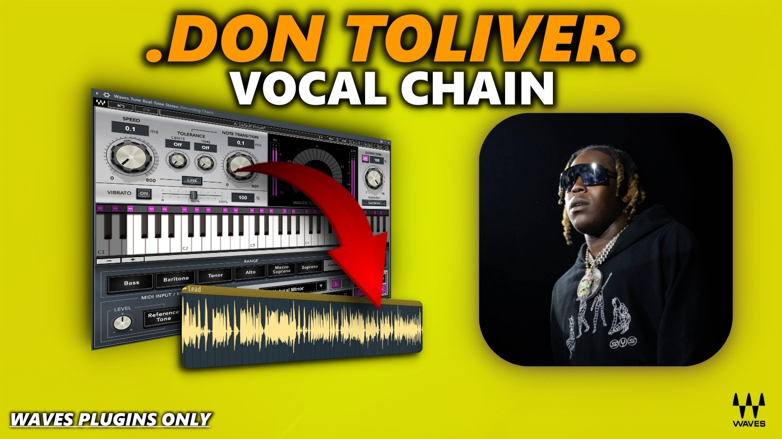 Don Toliver "Too Many Nights" Recording & Mixing Template (Waves StudioRack Only) product image (1)