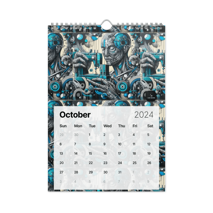 Wall Calendar (2024) - Colorful Graffiti Theme product image (12)