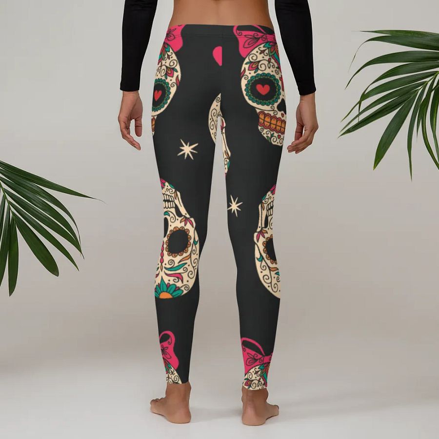 Leggings – Skull Print for Bold & Edgy Style product image (4)