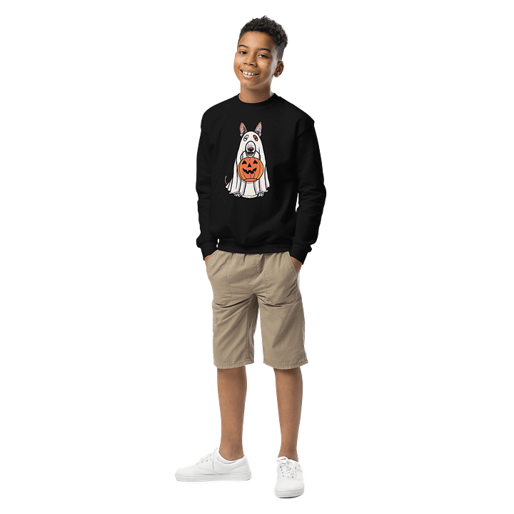 Halloween English Bull Terrier(Red) Youth Sweatshirt product image (1)