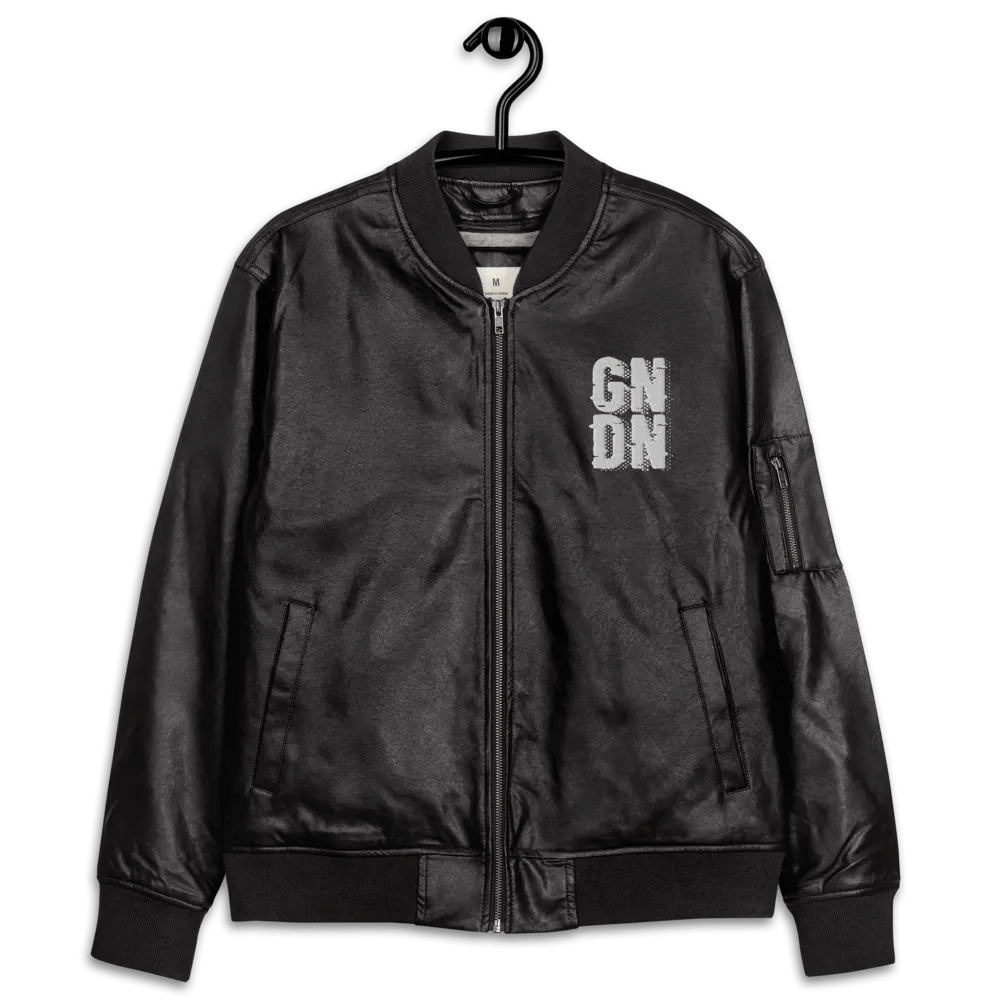 GNDN Leather Bomber Jacket product image (11)