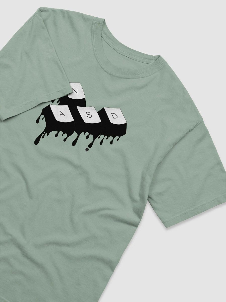 Men T-shirt - WASD B&W DRIP KEYS product image (3)