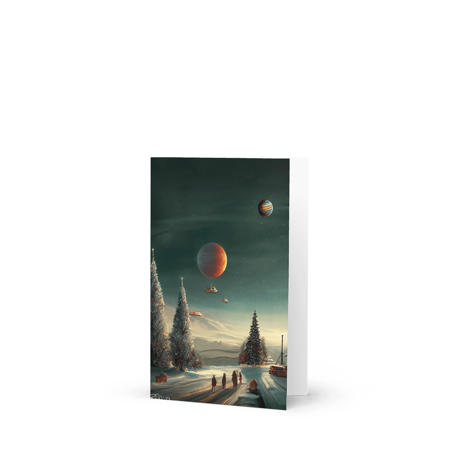 Xmas in Space Greeting Card product image (1)