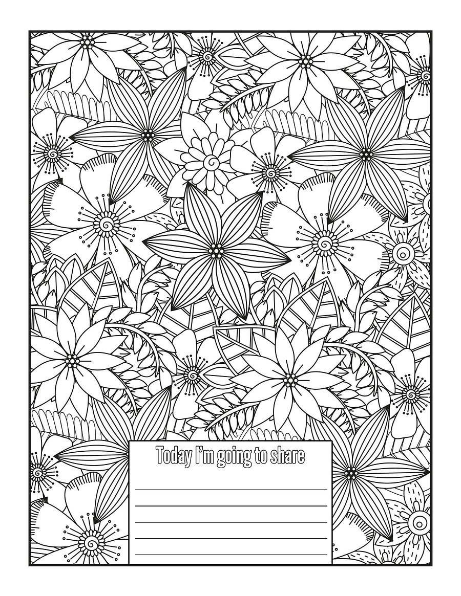 Color Me Grateful Coloring & Prompted Gratitude Journal product image (4)