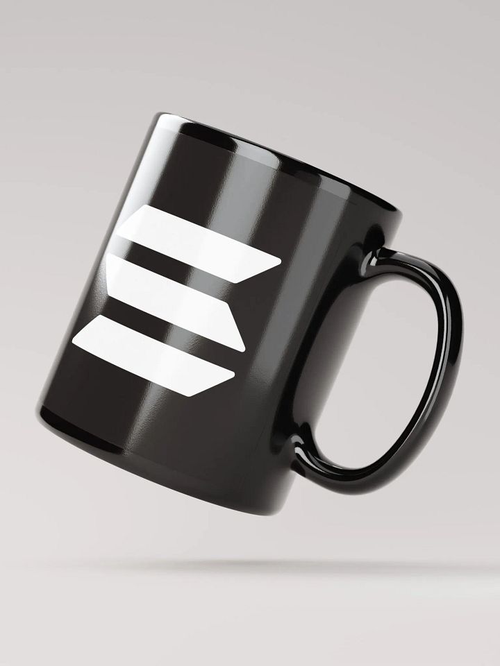 Solana Logo Black Mug product image (1)