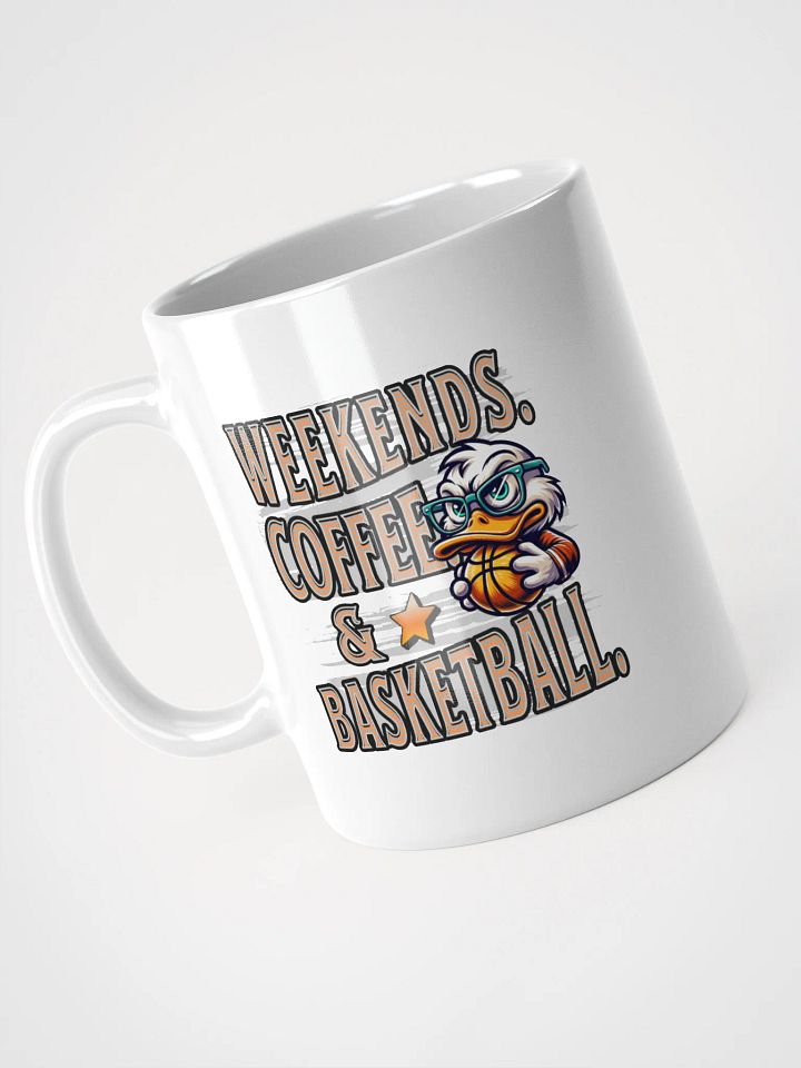 Weekends Coffee And Basketball Duck Vibes Mug product image (2)