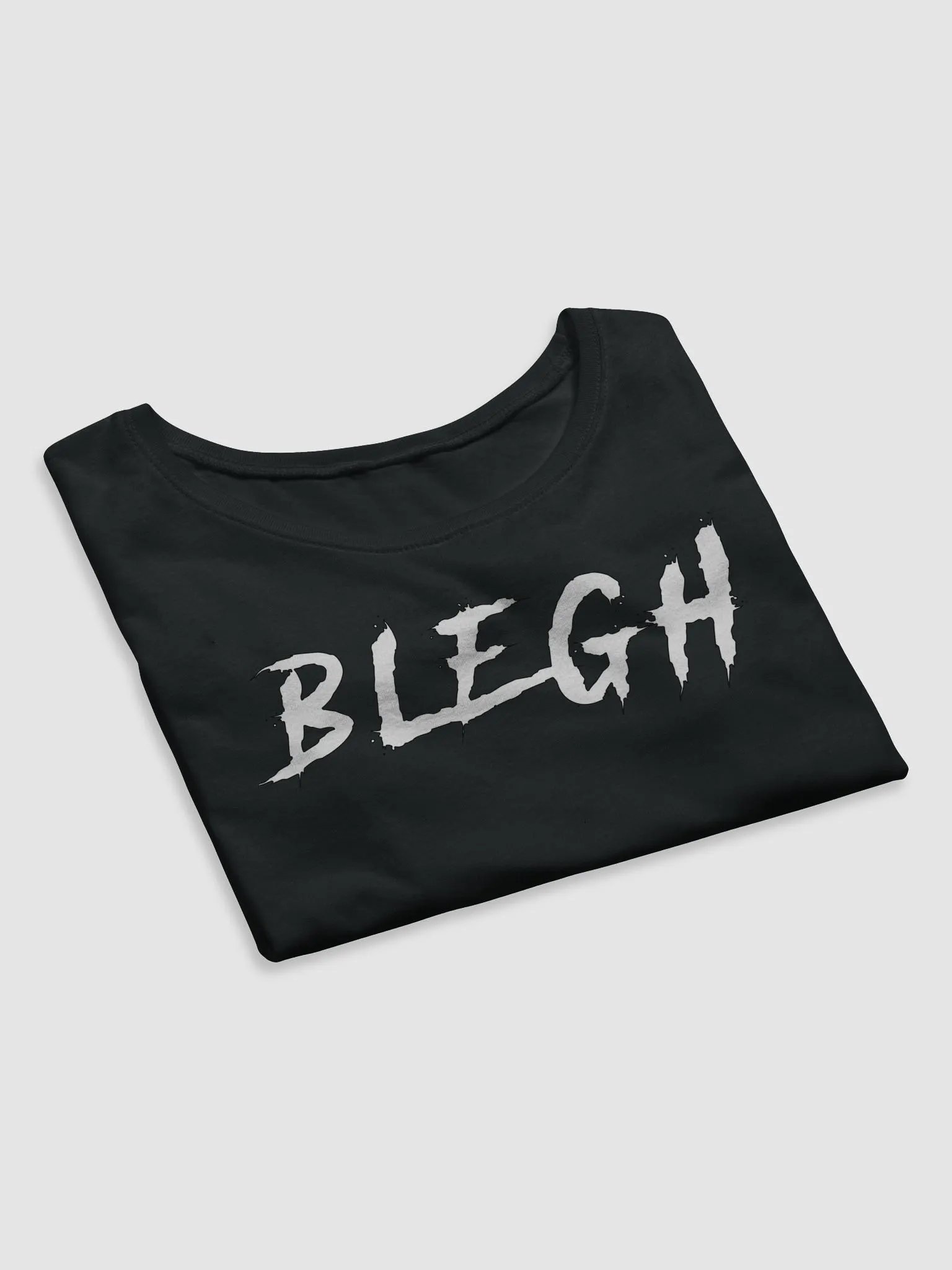 Blegh Crop-top with Purple Logo on Back product image (7)