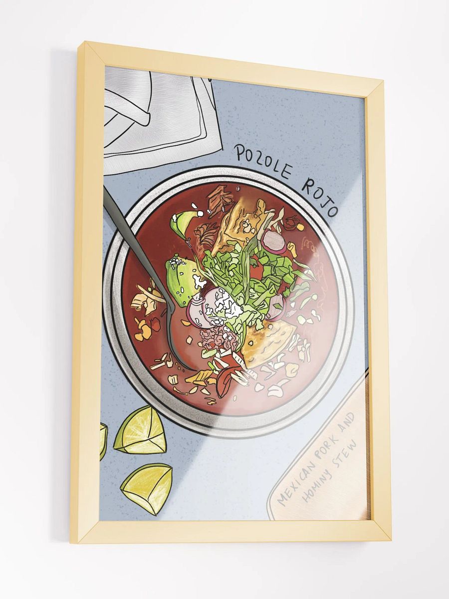Pozole Rojo Framed Poster product image (3)