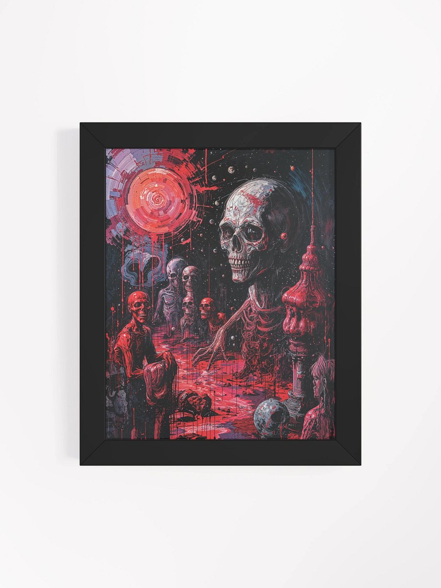 Red Orbit of the Damned Framed Print product image (22)