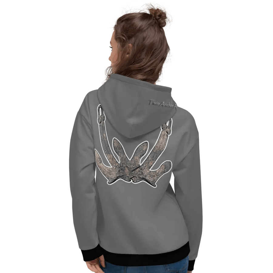 Gray Anchor Hoodie product image (10)