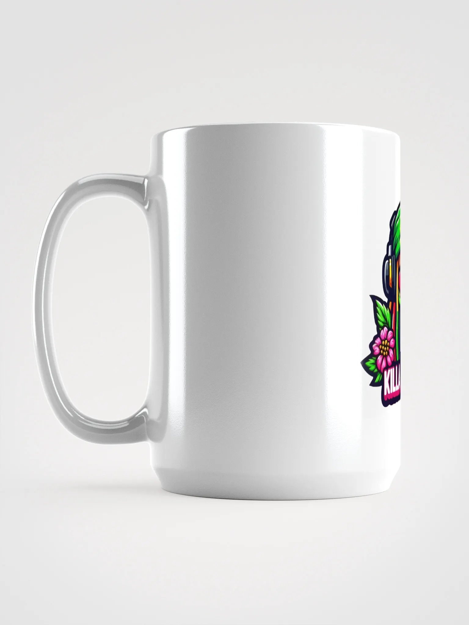 KILLA FLOWERS LOGO COFFEE MUG product image (6)
