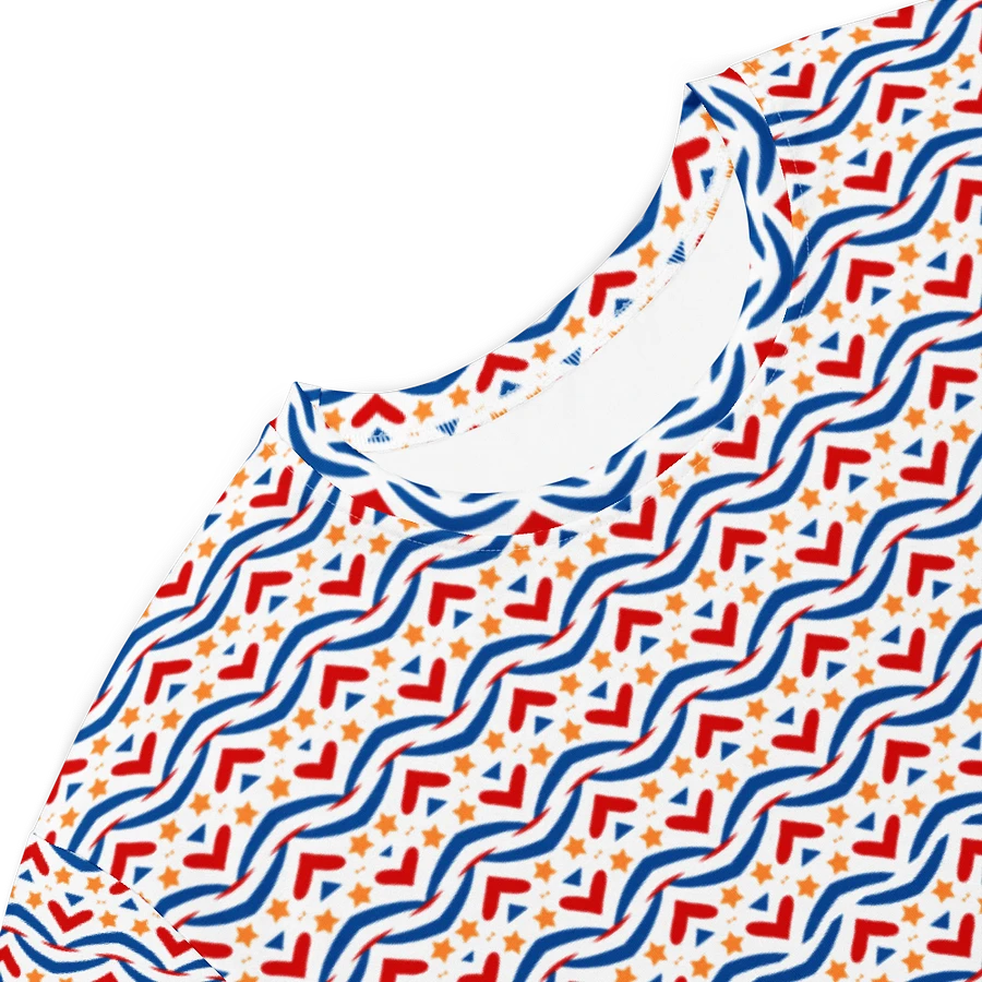 Red, White & Blue T-Shirt Dress, Summer Dress product image (2)