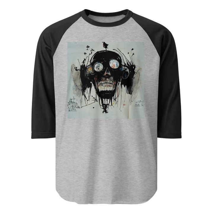 Ethereal Skull Vision Raglan Tee product image (1)