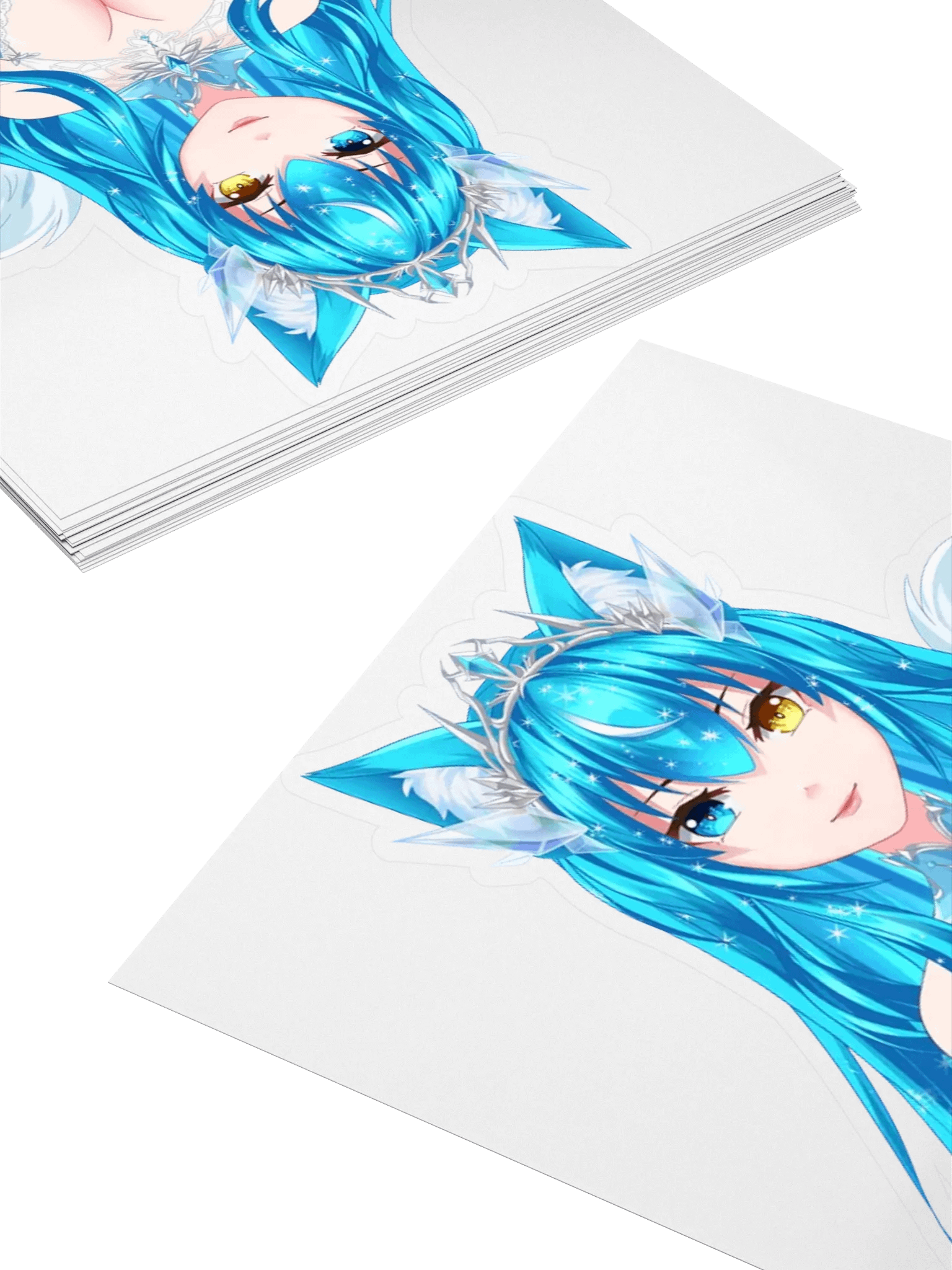 FrostyPaws Close-Up Sticker product image (4)