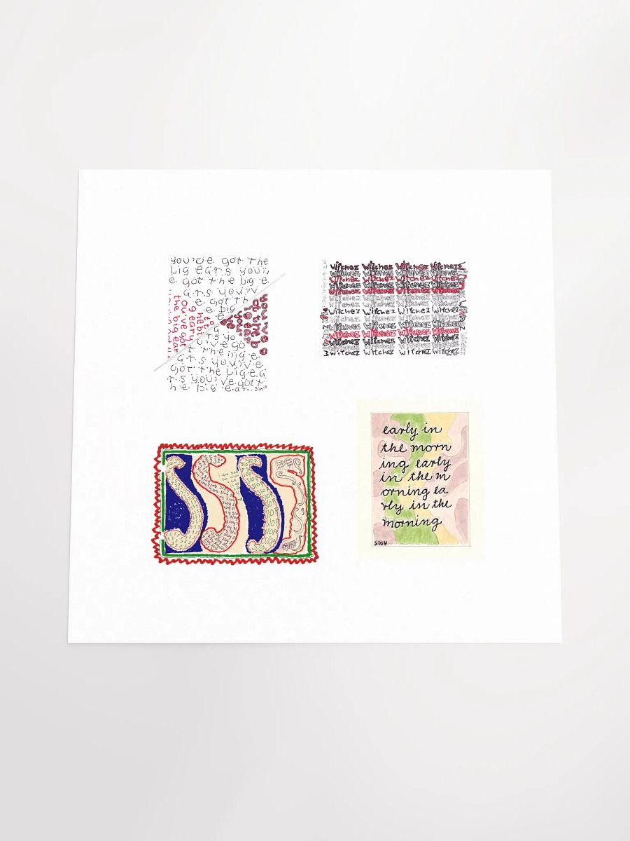 Build Your Own Four Panel Card Art (mixed orientations) product image (2)