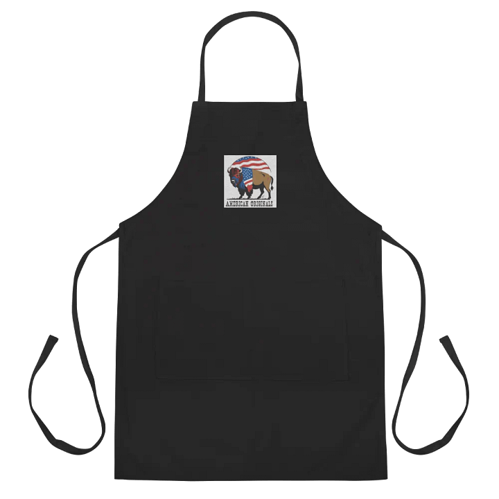 American Original Bison Embroidered Cooks Apron product image (2)