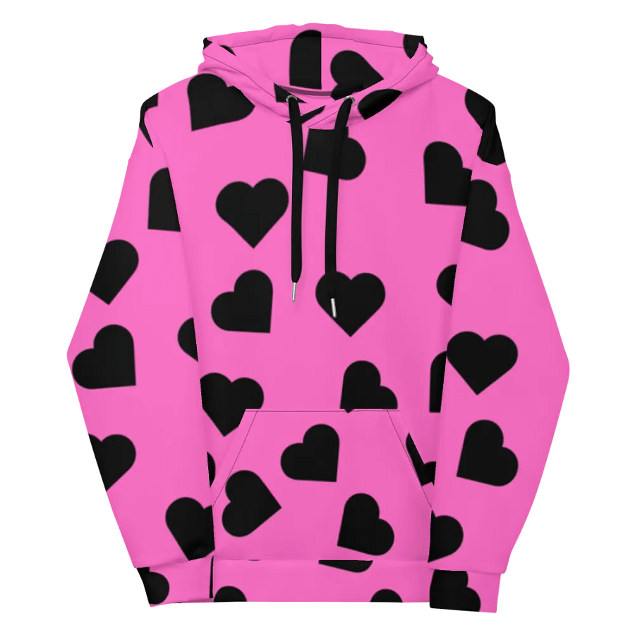 Love Pattern Unisex All Over Print Pull On Hoodie product image (12)