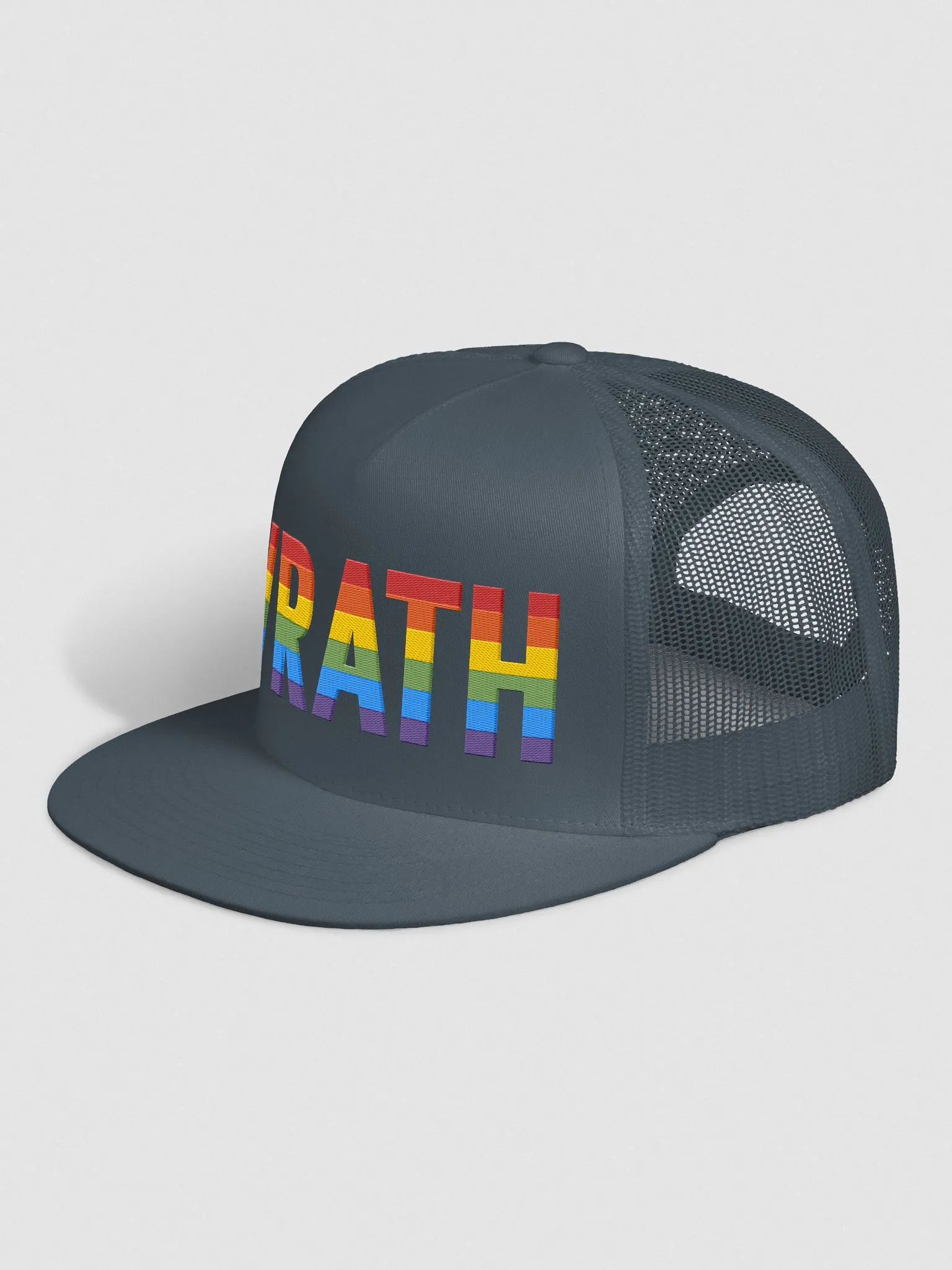 WRATH 2023 embroidered trucker hat product image (5)