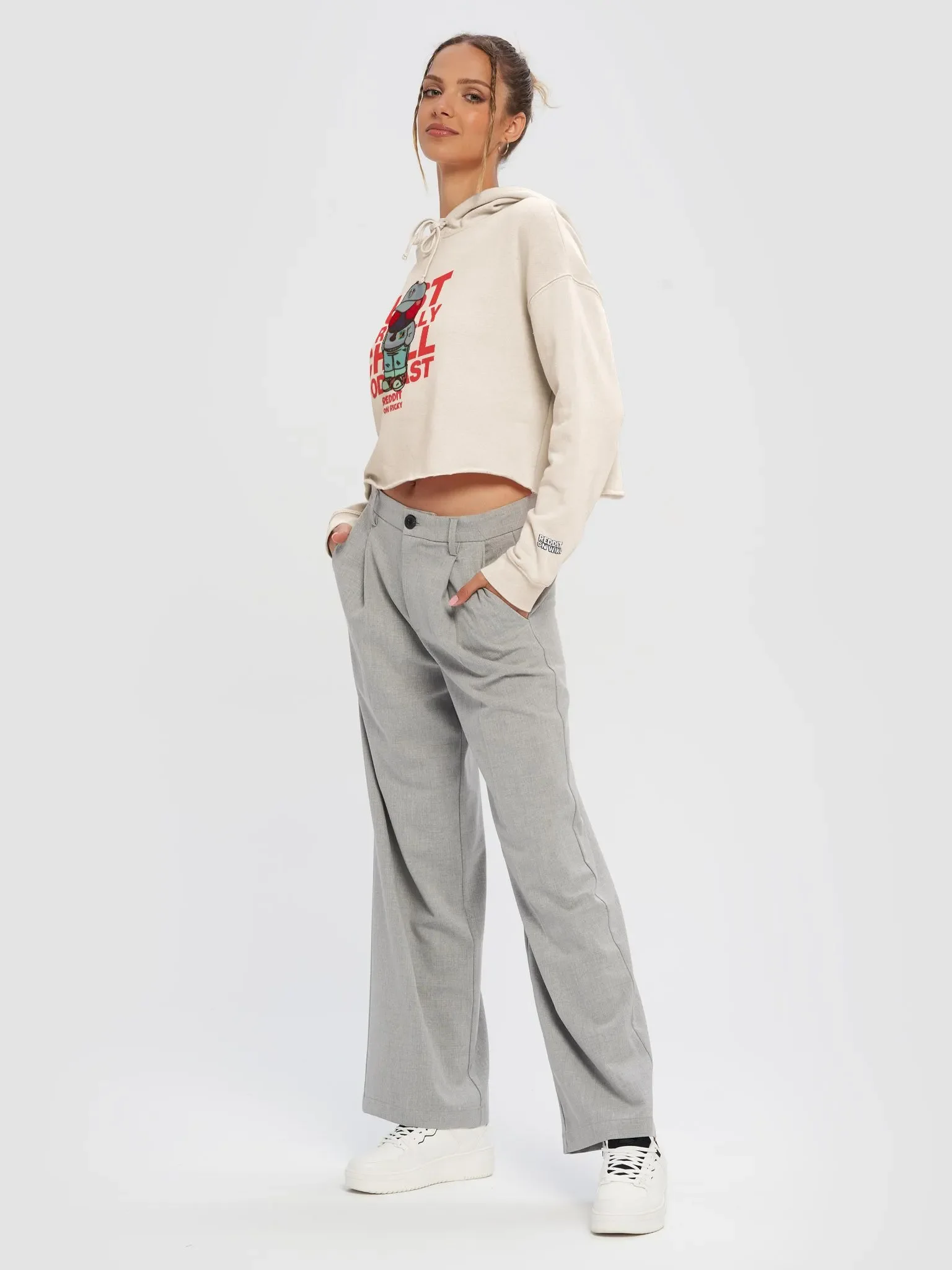 Reddit on Ricky - Cropped Hoodie product image (17)