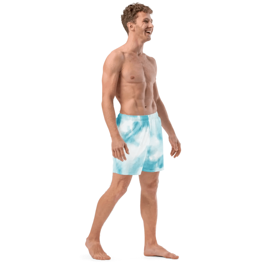 Blue Tye Dye Swim Trunks product image (12)