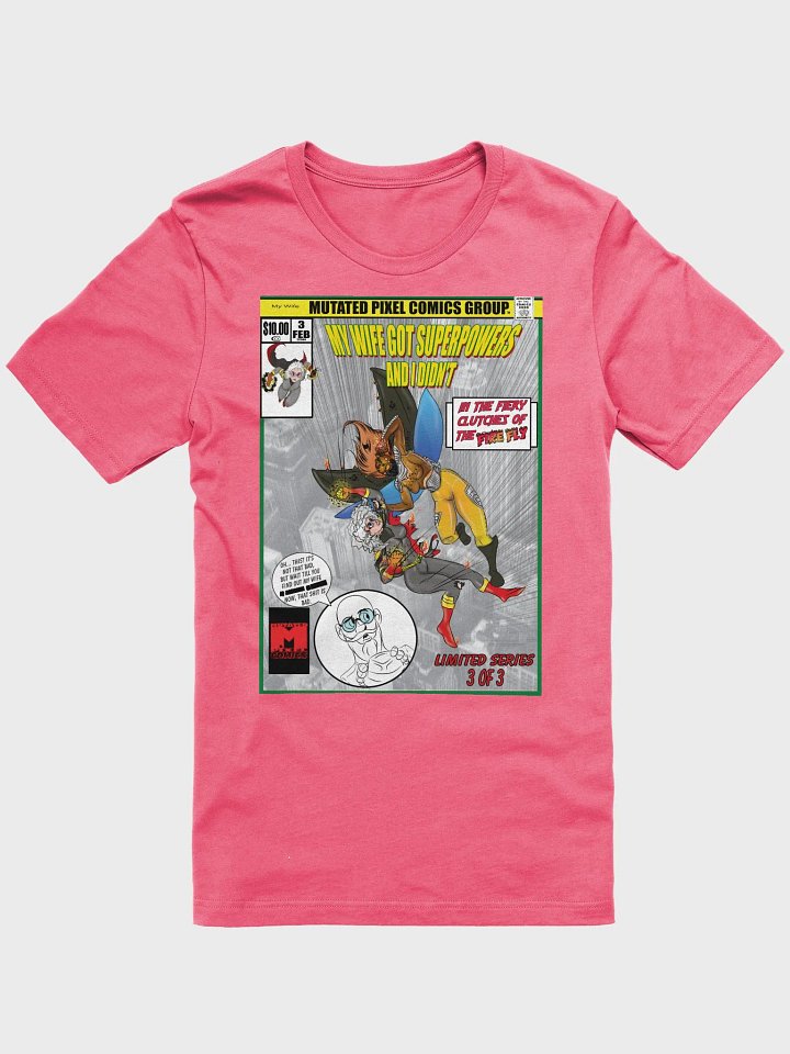 My Wife Got Superpowers and I Didn't Comic Book Cover T-Shirt product image (1)