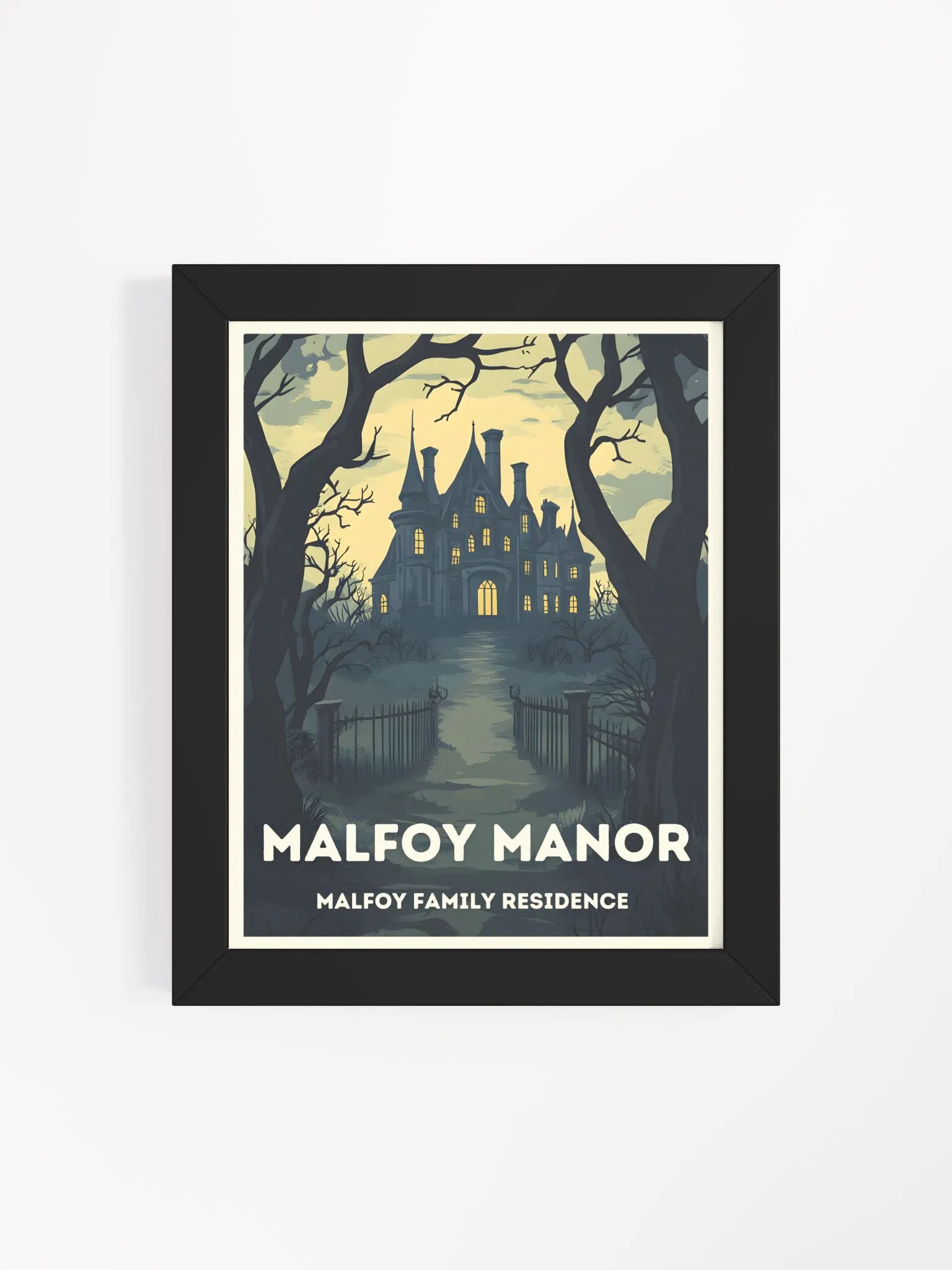 Malfoy Manor Vintage Travel Poster product image (4)