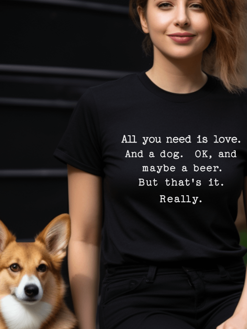 All You Need is Love. And a Dog Tee product image (1)