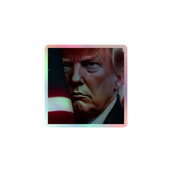 Trump Tough Holographic Sticker product image (1)