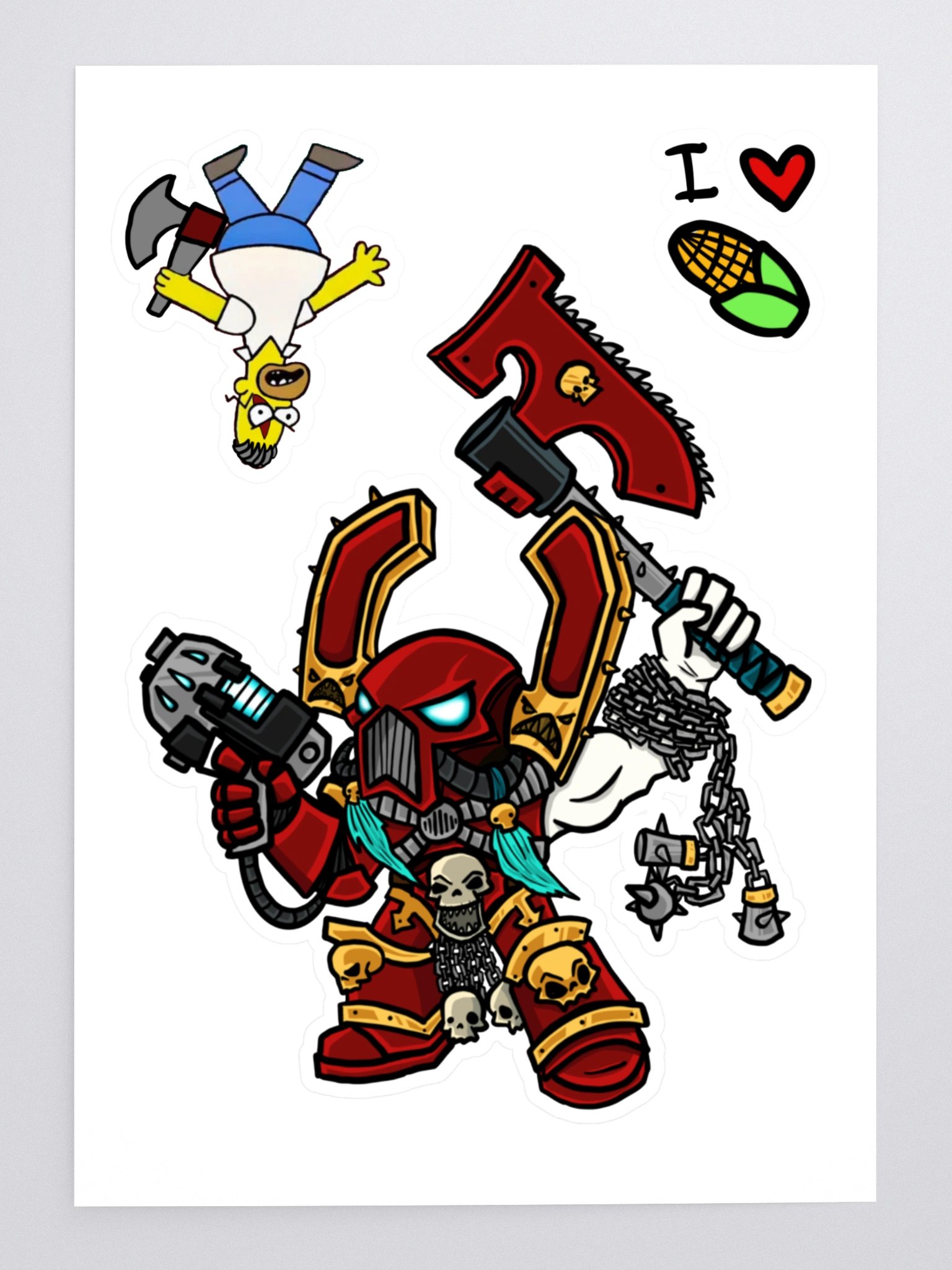 a VERY loyal and nice guy Sticker sheet product image (3)
