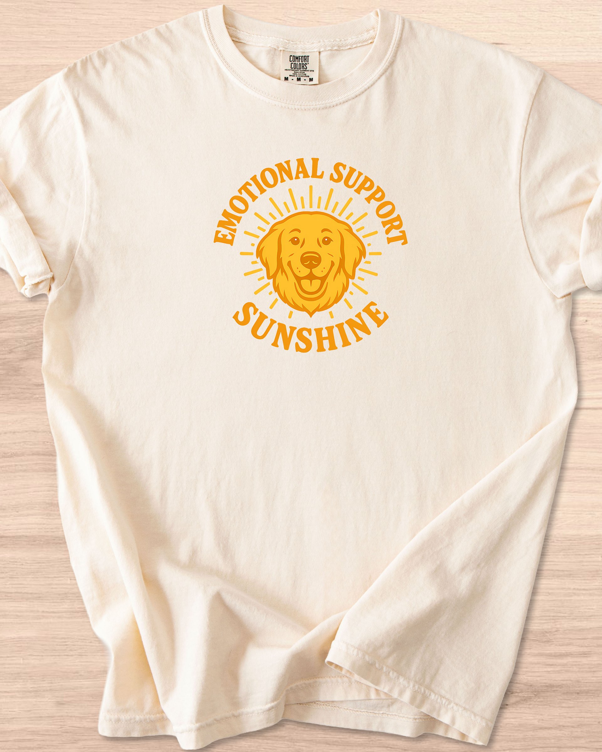 Emotional Support Sunshine (Golden Retriever) Tee product image (40)