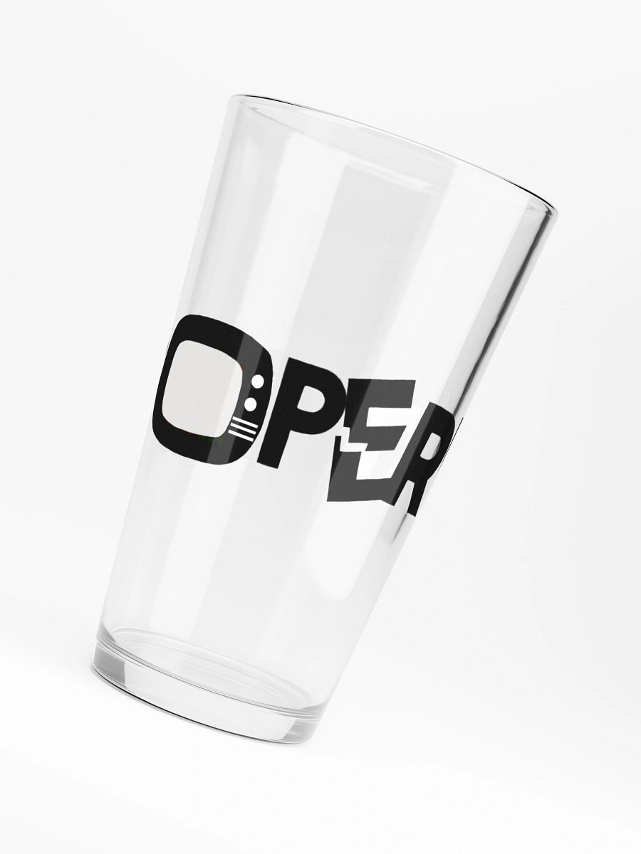 Poperratic Pint Glass - Transparent Logo product image (6)