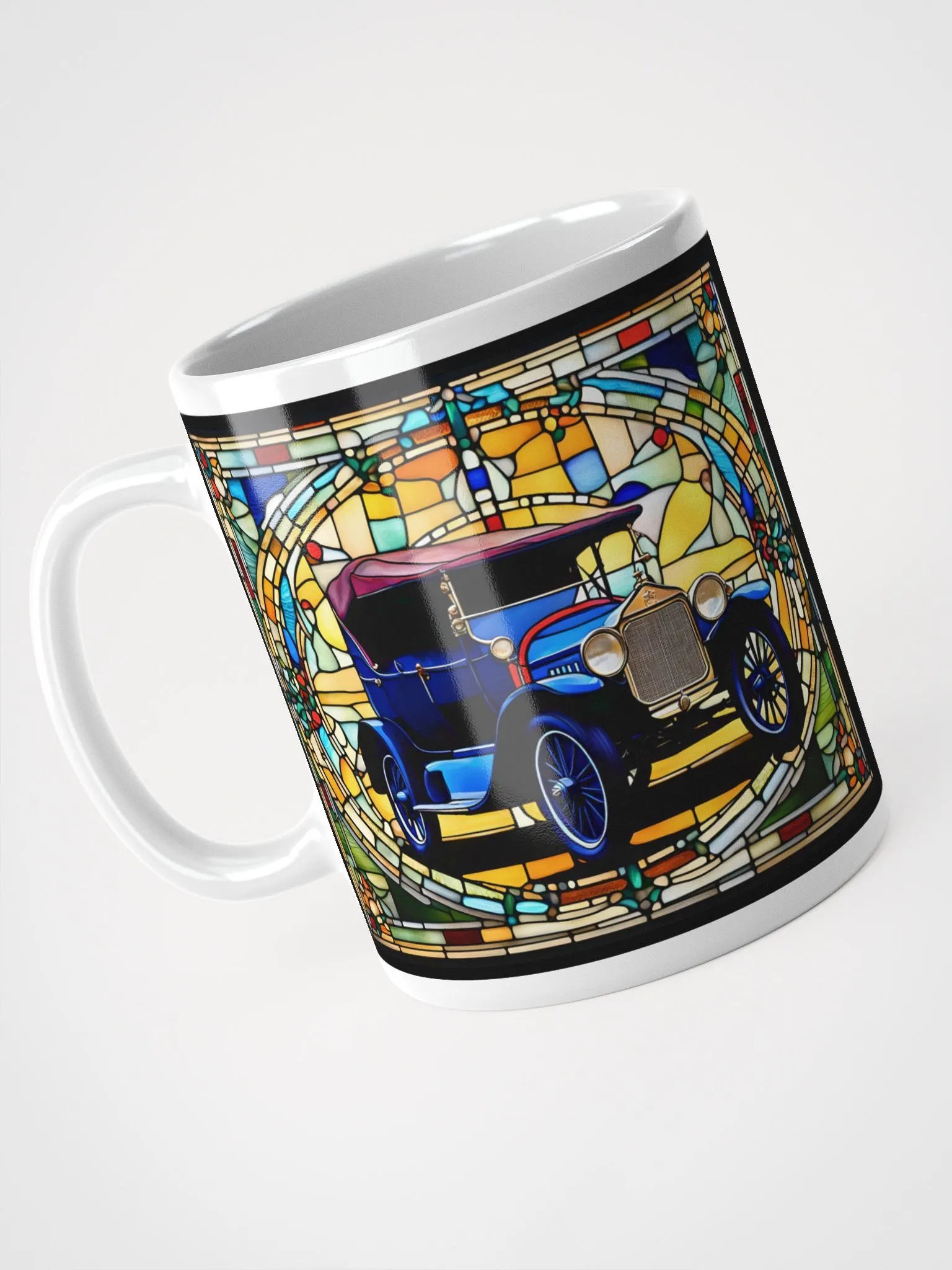 #001 Model-T Blues Stained Glass Mug product image (8)