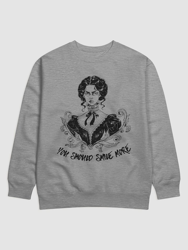 "SMILE MORE" Sweatshirt (Design #3) product image (1)