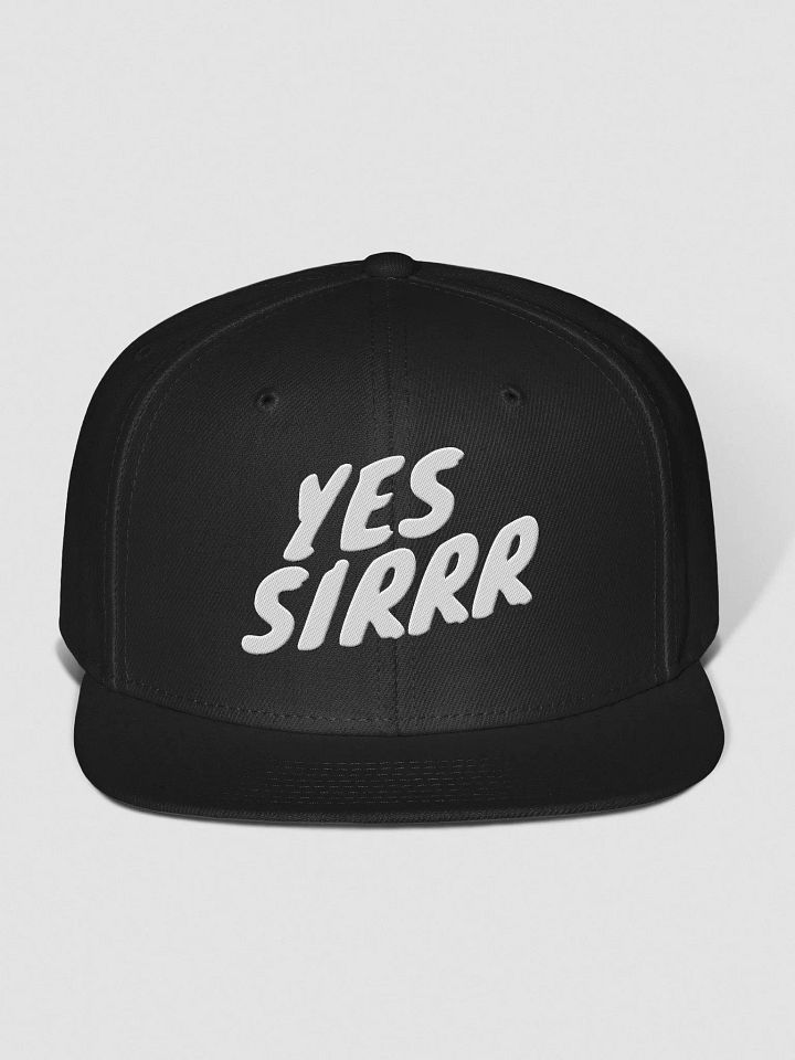 Snapback Hat - 'Yes Sirrr' product image (1)
