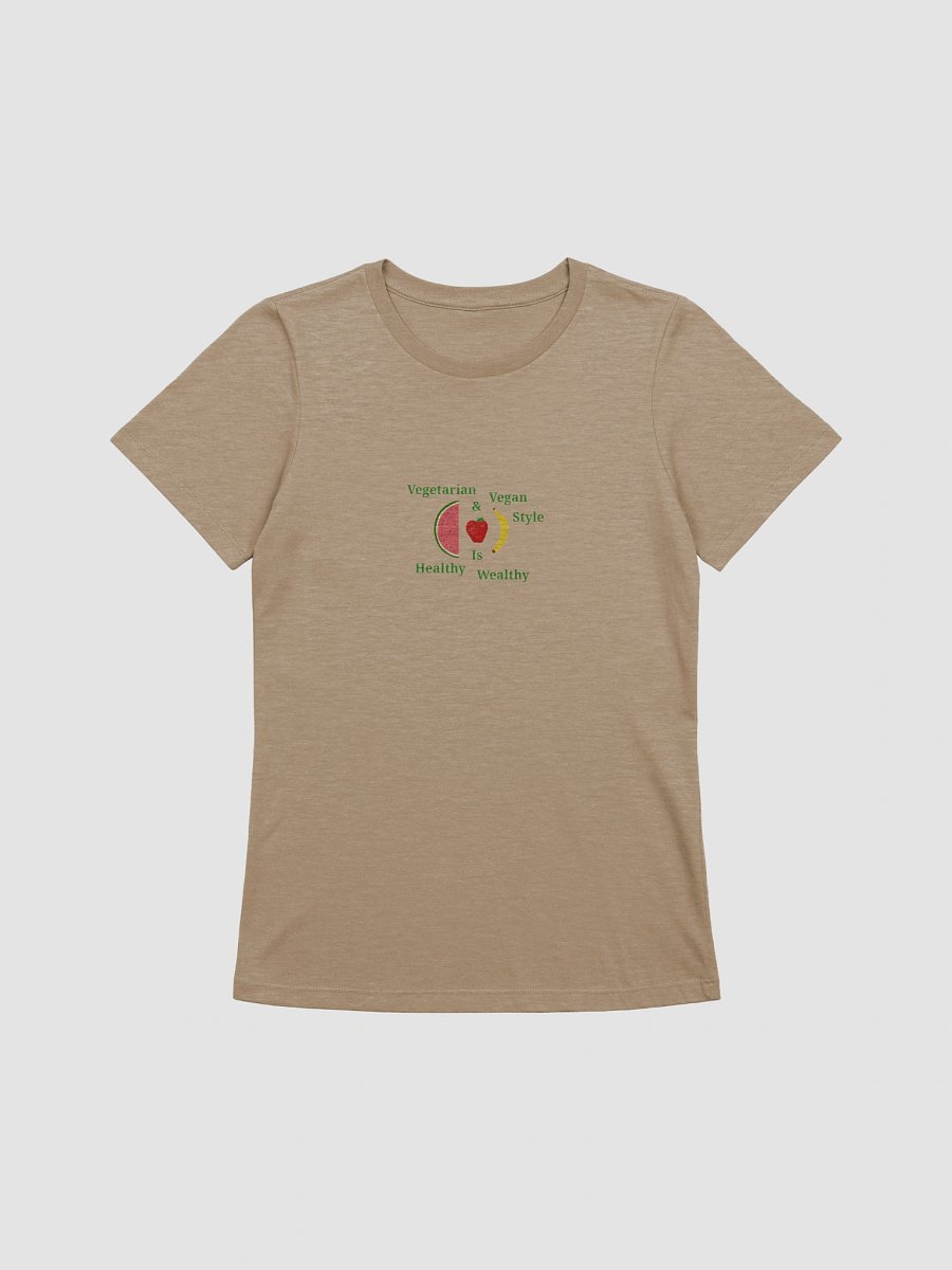 Healthy Wealthy Vegetarian & Vegan Tee product image (1)