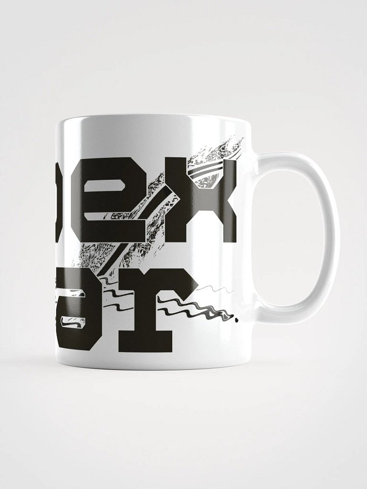 Black HApex Gear Black Logo White Glossy Mug by Mugz product image (1)