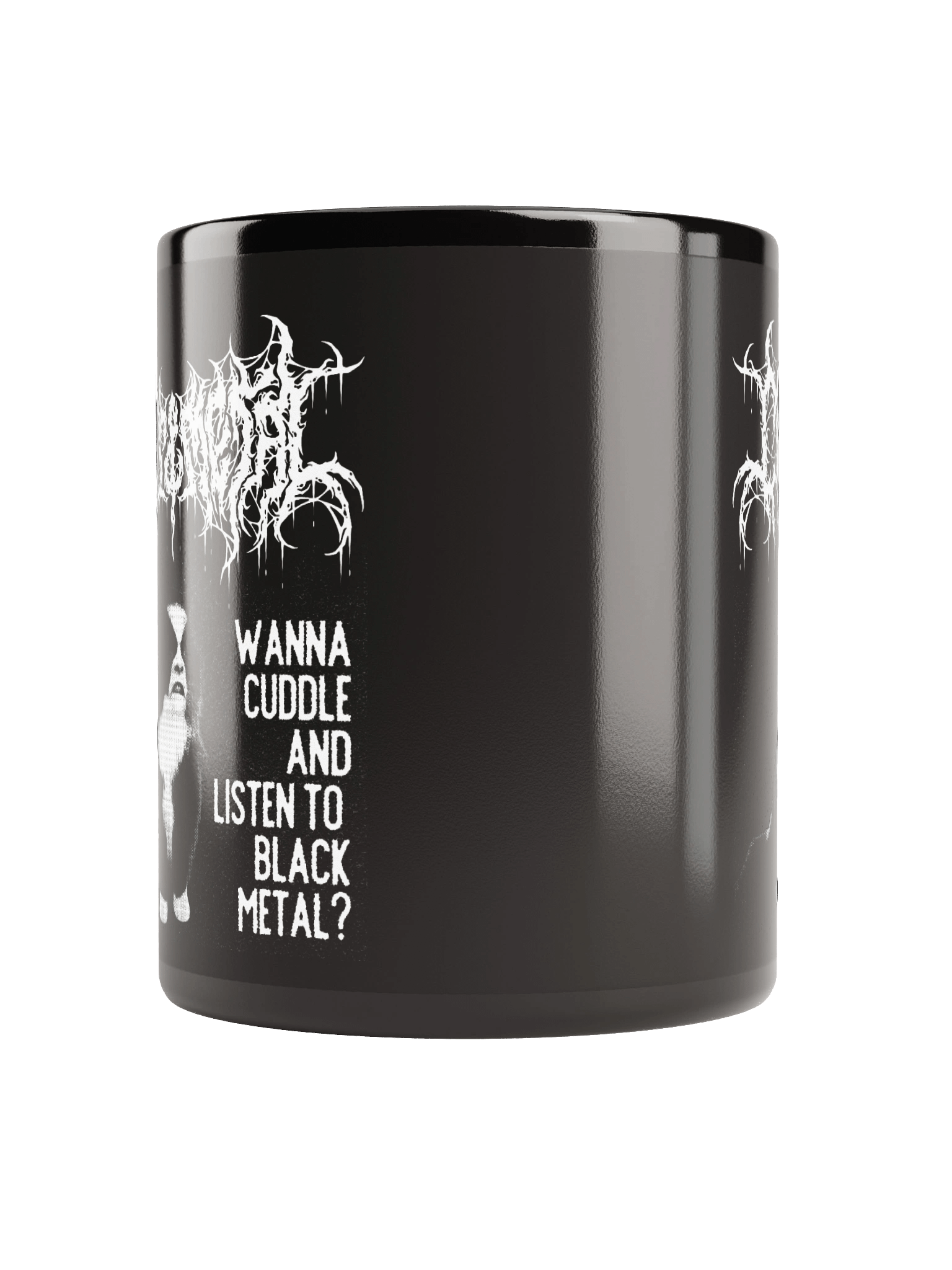 WANNA CUDDLE AND LISTEN TO BLACK METAL? MUG product image (10)
