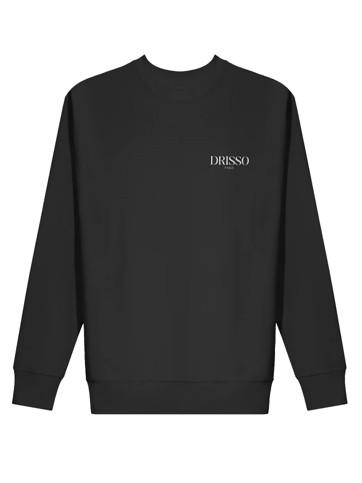 Drisso Paris™ Black Cotton Heritage Premium Sweatshirt product image (2)