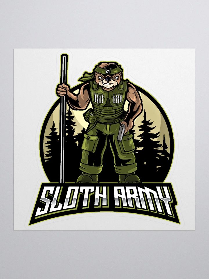SlothArmy Kiss-Cut Sticker product image (1)