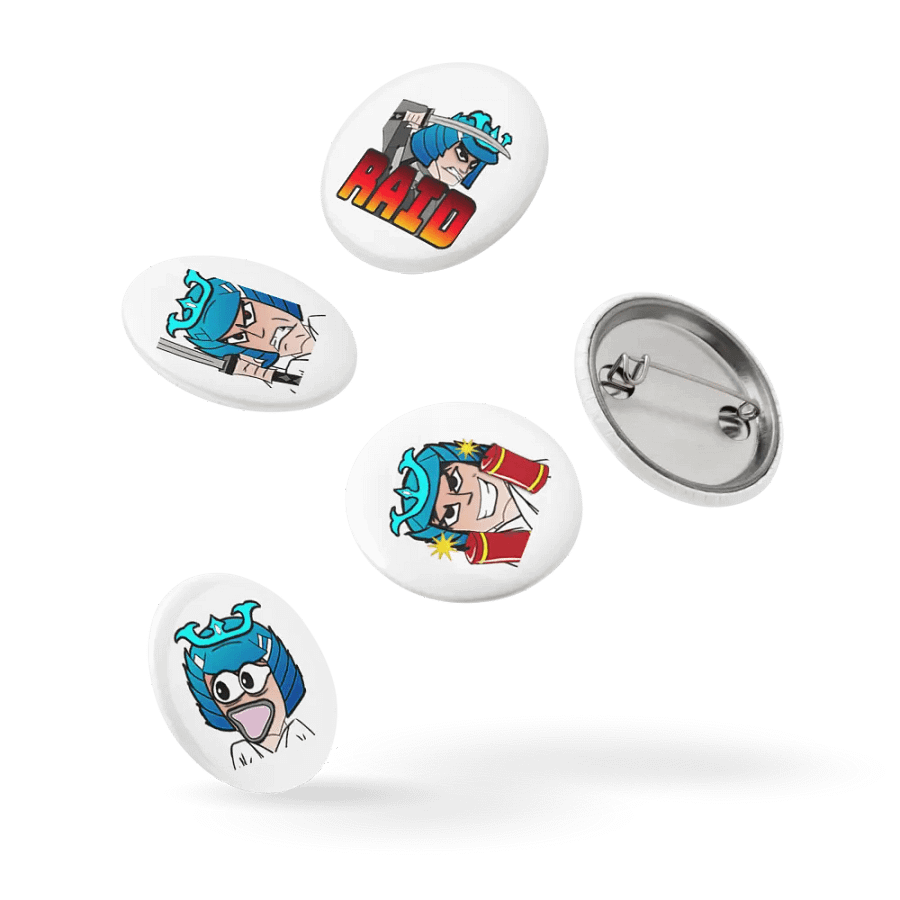 Hoenma Emote Pin Button Set product image (9)