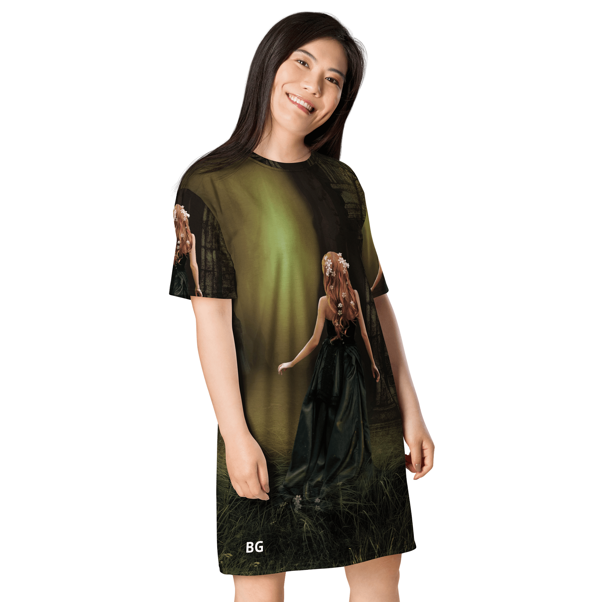 'Elven Stories - Blinded By The Light' All-Over T-Shirt Dress product image (4)