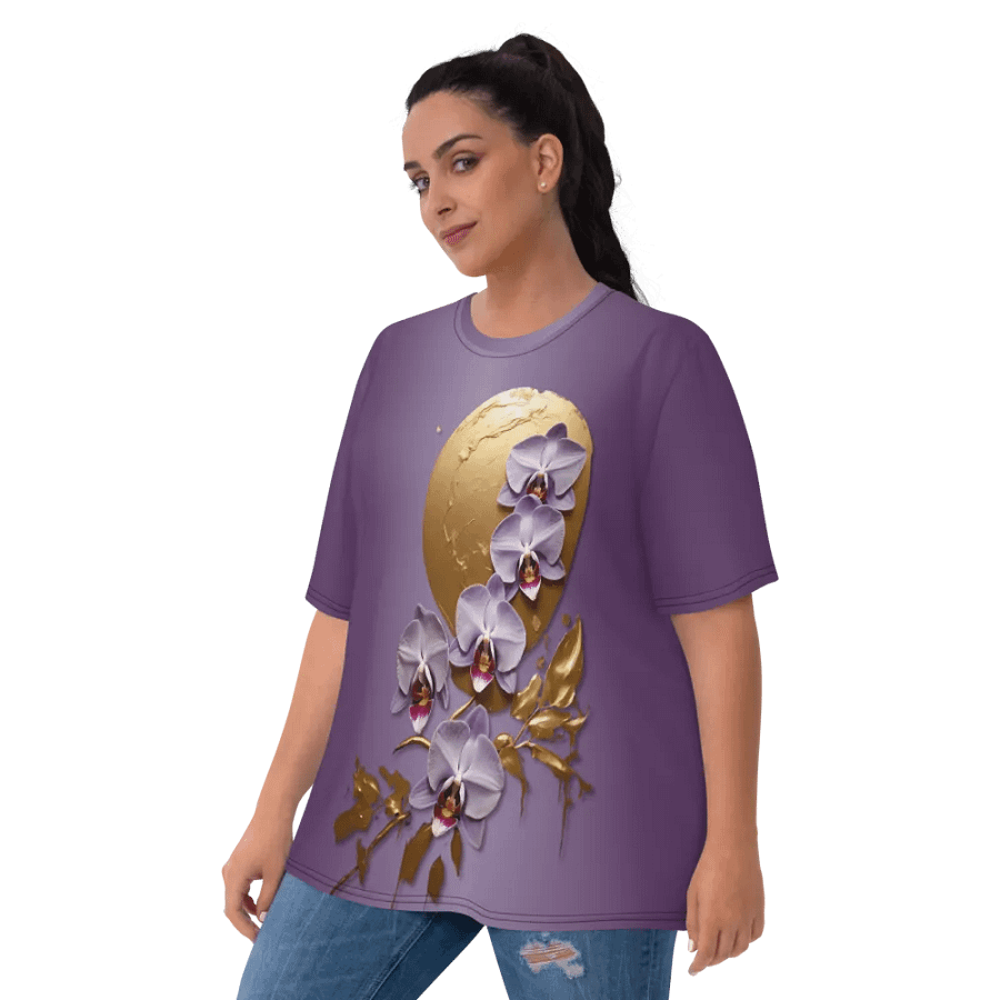 Floral Themed All Over Print T-shirt product image (10)