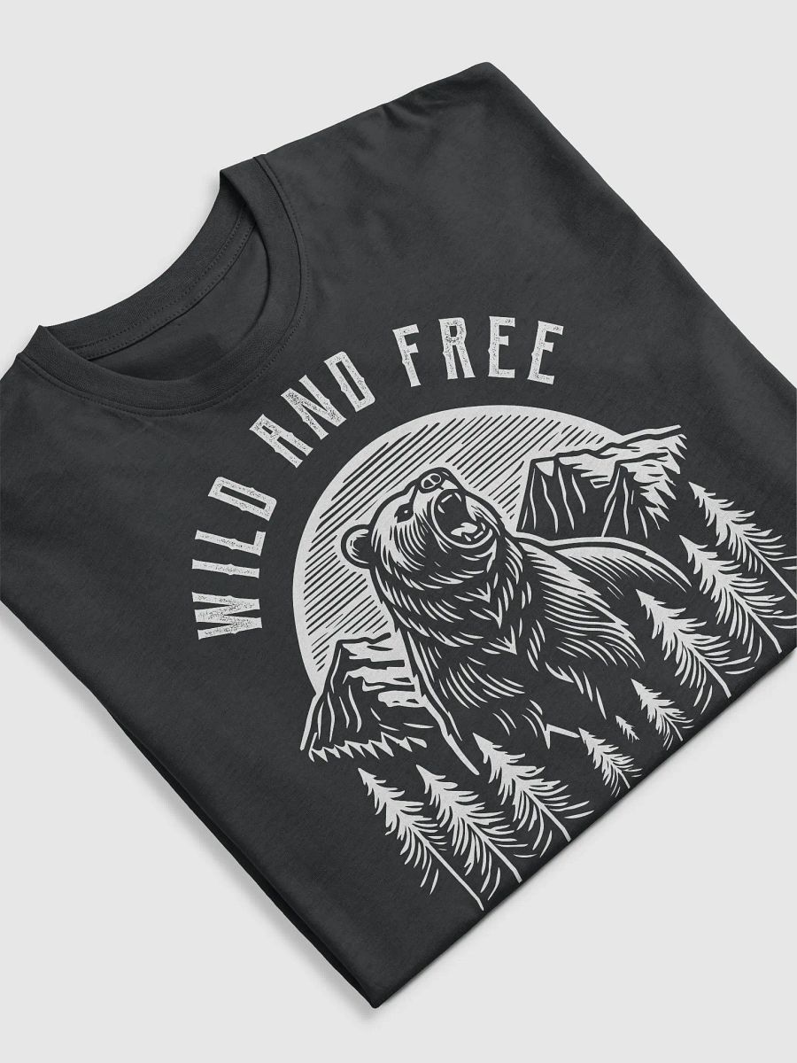 Vintage Grizzly T-Shirt - Wild and Free Design product image (5)