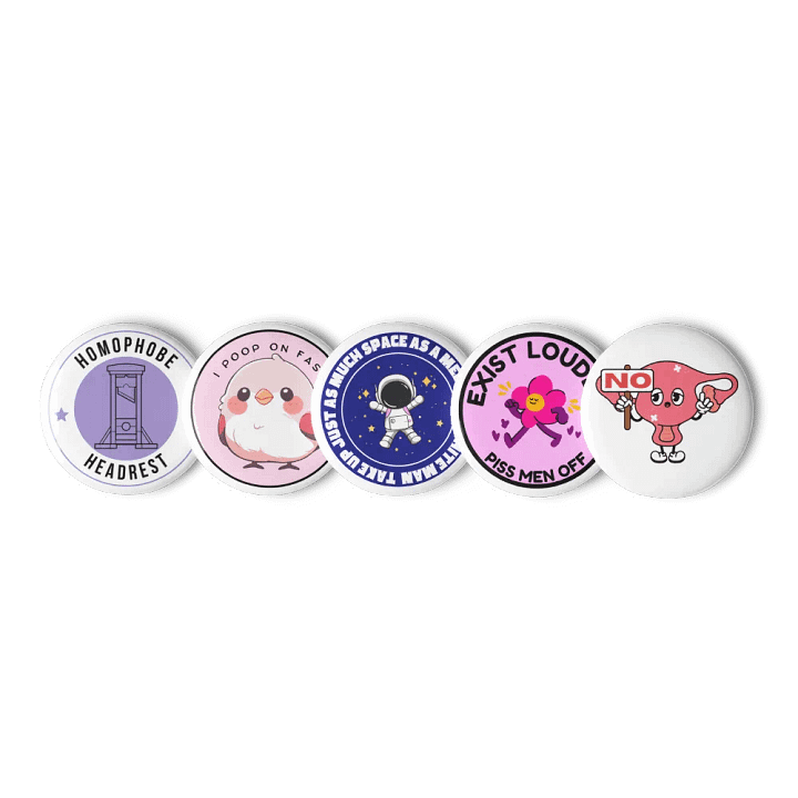 Rage & Resist Button Set product image (2)